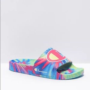 Champion Tie Dye Slides